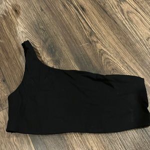 Lululemon ribbed one shoulder bra sz 10